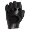 Chariot Glove Black with Red Stitching Back