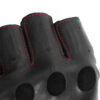 Chariot Glove Black with Red Stitching Details and Knuckle Holes