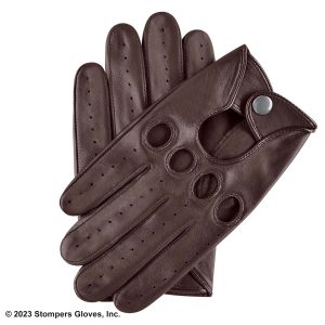 Silverstone Driving Glove Brown Back