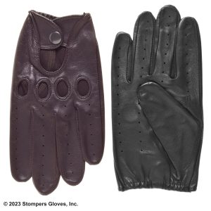 Silverstone Driving Glove Brown Back Black Front