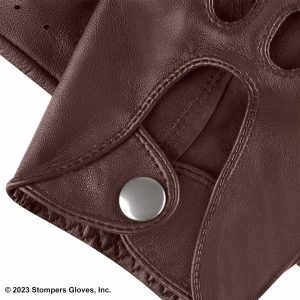 Silverstone Driving Glove Brown Snap