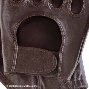 Downshift Driving Glove Brown Velcro