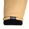 Snowfall Mitten Tan Tag