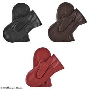 RS0468 Park City Mitten Black Brown Red Front