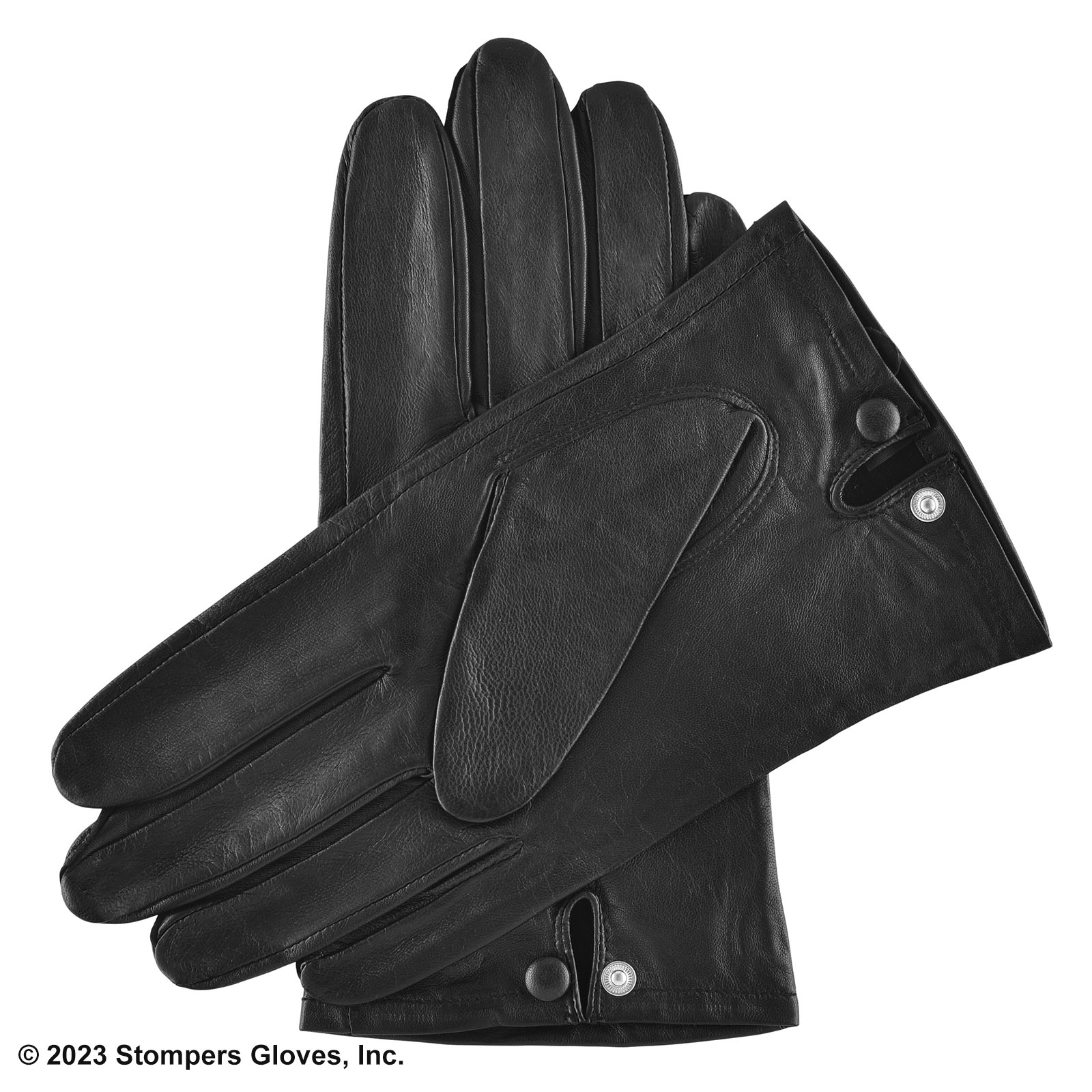 Officer Dress Glove Black Front