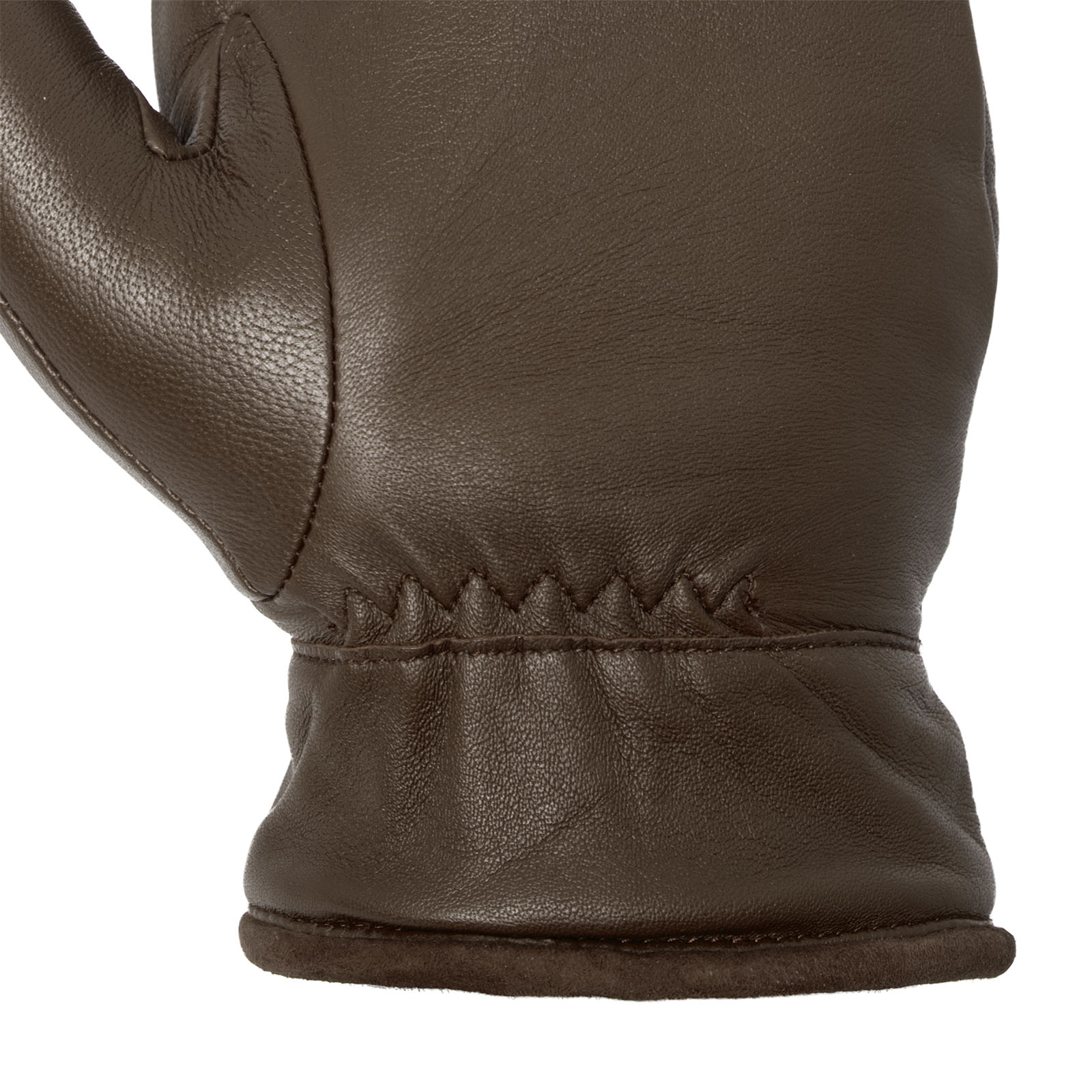 Alps Mitten Brown Detail Elasticized Wrist Alps Mitten Brown Detail Elasticized Wrist
