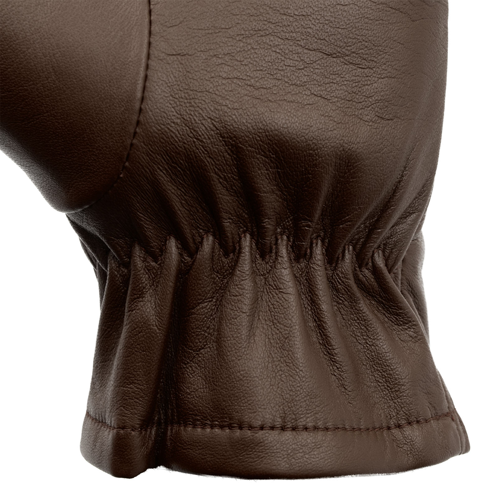 Broadway Glove Brown Elasticized Wrist Broadway Glove Brown Elasticized Wrist