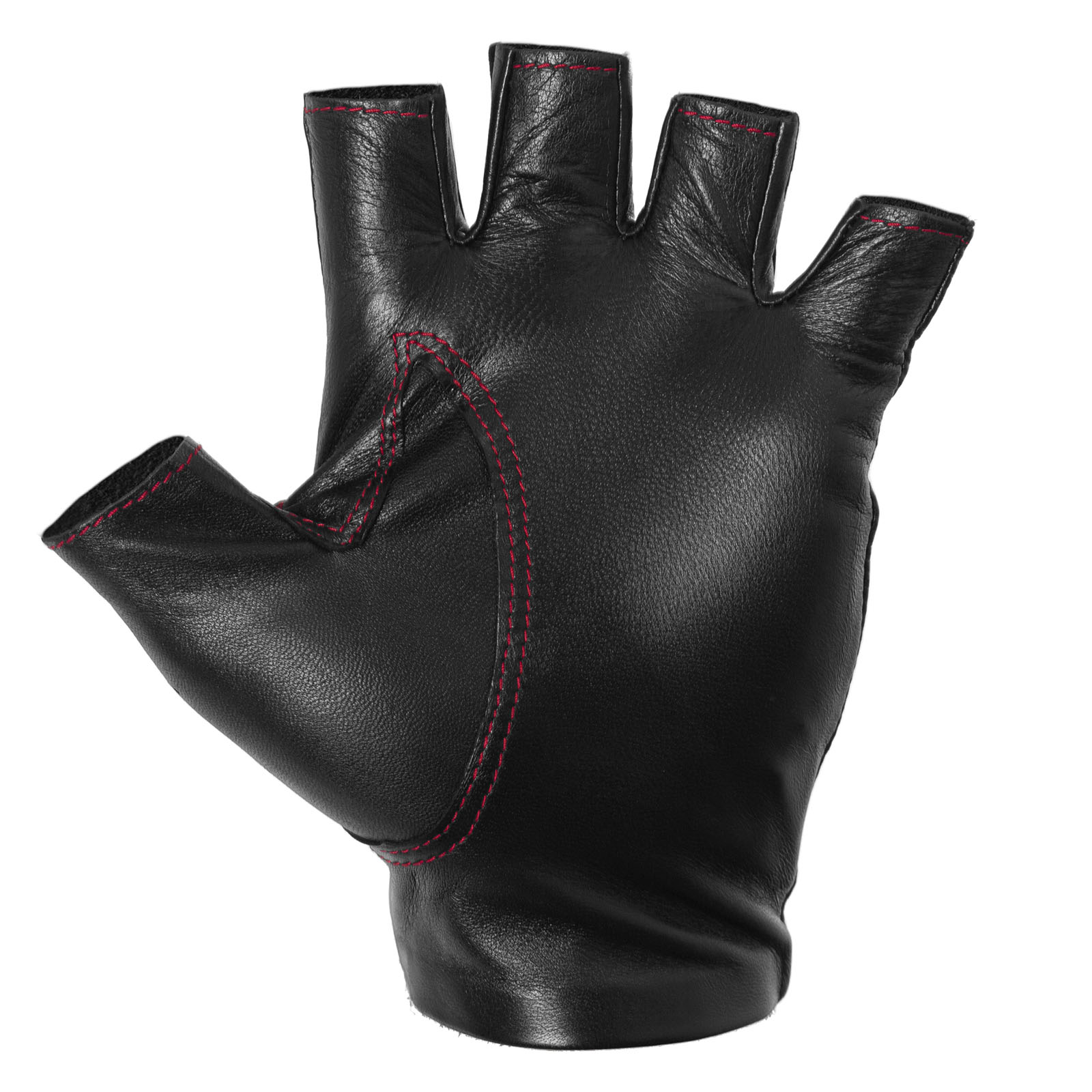 Chariot Glove Black with Red Stitching Palm Chariot Glove Black with Red Stitching Palm