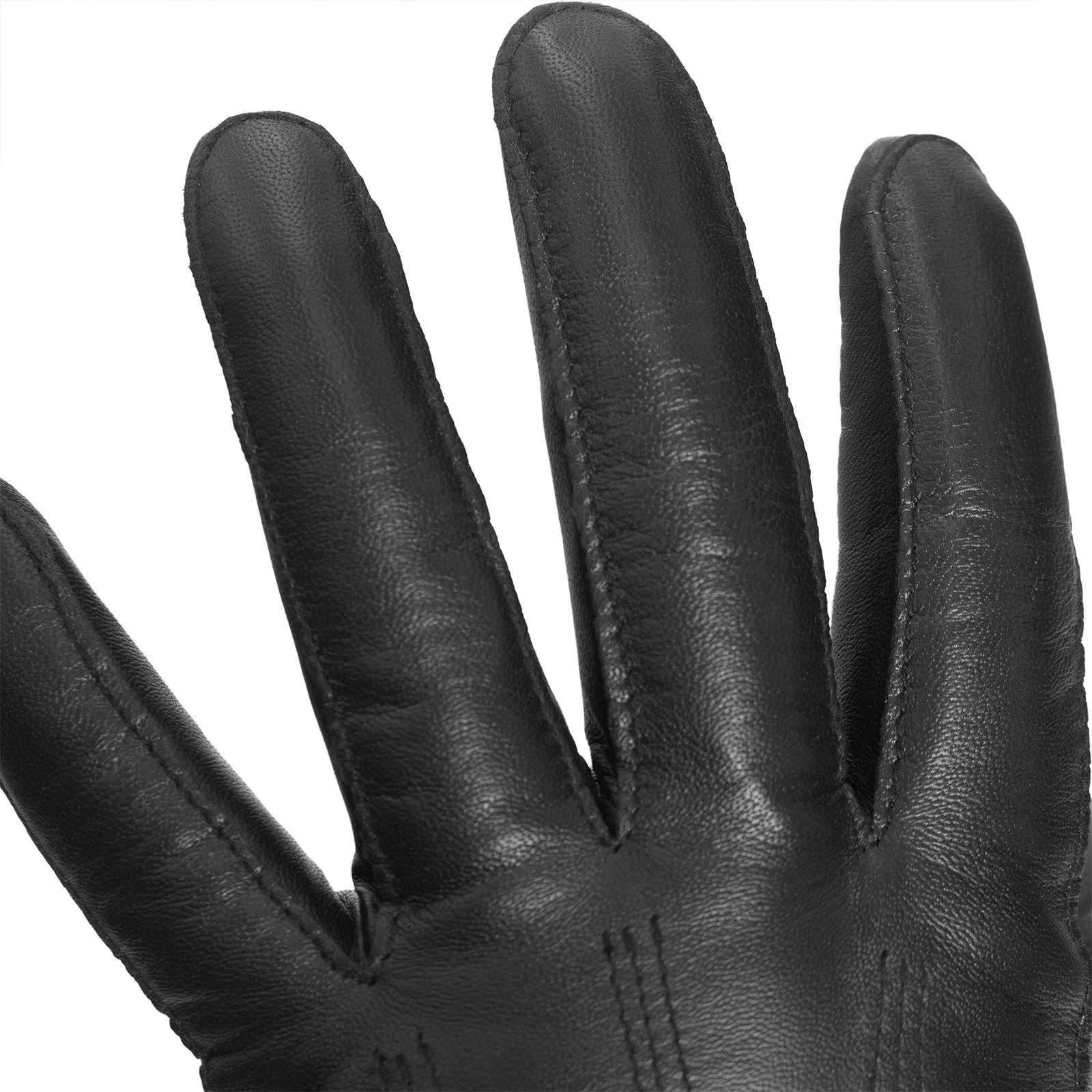 Glissade Glove Black Half Inseam Construction Glissade Glove Black Half Inseam Construction